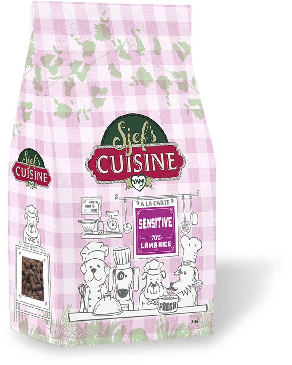 Sjef's Cuisine Sjef's Cuisine Sensitive - Lam&Rijst - Hondenvoer - 12.5 kg Glutenvrij