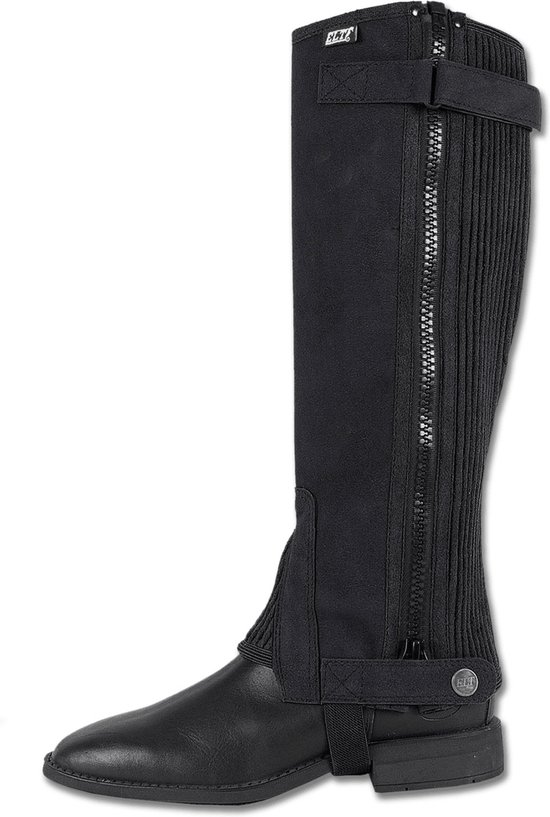 Elt Mini Chaps Daily Zwart - Ruiterkleding - M 33-35x38 Cm Elt Mini Chaps Daily Zwart - Ruiterkleding - M 33-35x38 Cm