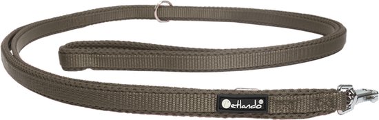 Verstelbare hondenriem maat M Bruin