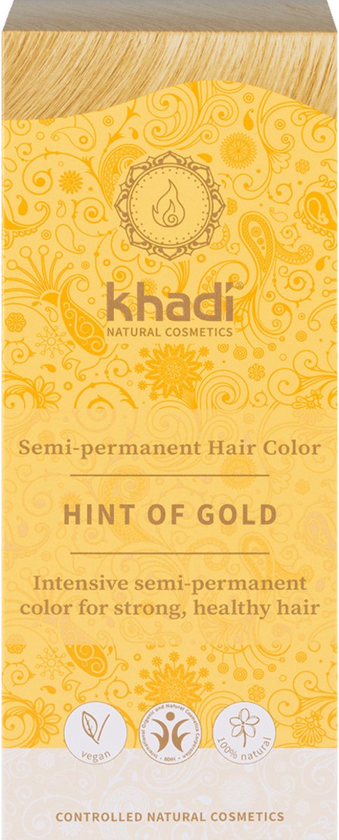 Khadi Haarverf Golden Touch - Haarkleuring - Henna