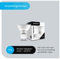 Verpakkingsinhoud: 10x GU10 42W 630LM halogeenlampen, 2700K warm wit.