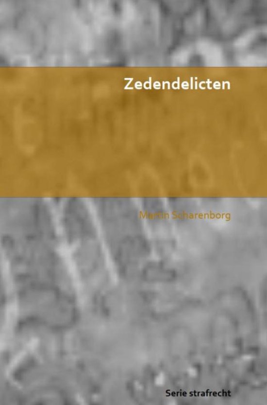 Zedendelicten - cover