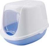 Savic Duchesse Kittentoilet - Kattenbak - Blauw - 44.5 x 35.5 x 32 cm