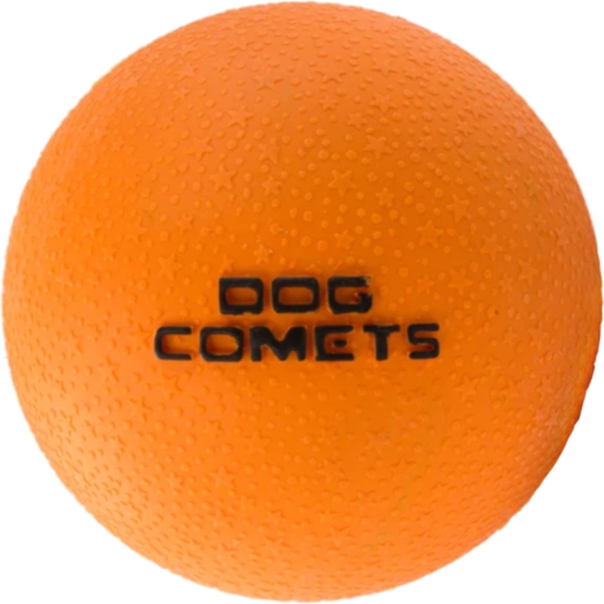 Dog Comets Ball Stardust Ø 6 cm - Rubberen Hondenbal - Hondenspeelgoed - Stuiterend en Drijvend honden speelgoed - Oranje - 2 Stuks thumbnail 2