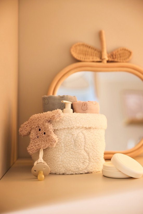 Jollein x Nijntje - Commodemandje - Commode Mandje voor Babykamer- 14x18cm - Opbermand - Teddy Miffy Oatmeal — afbeelding 4
