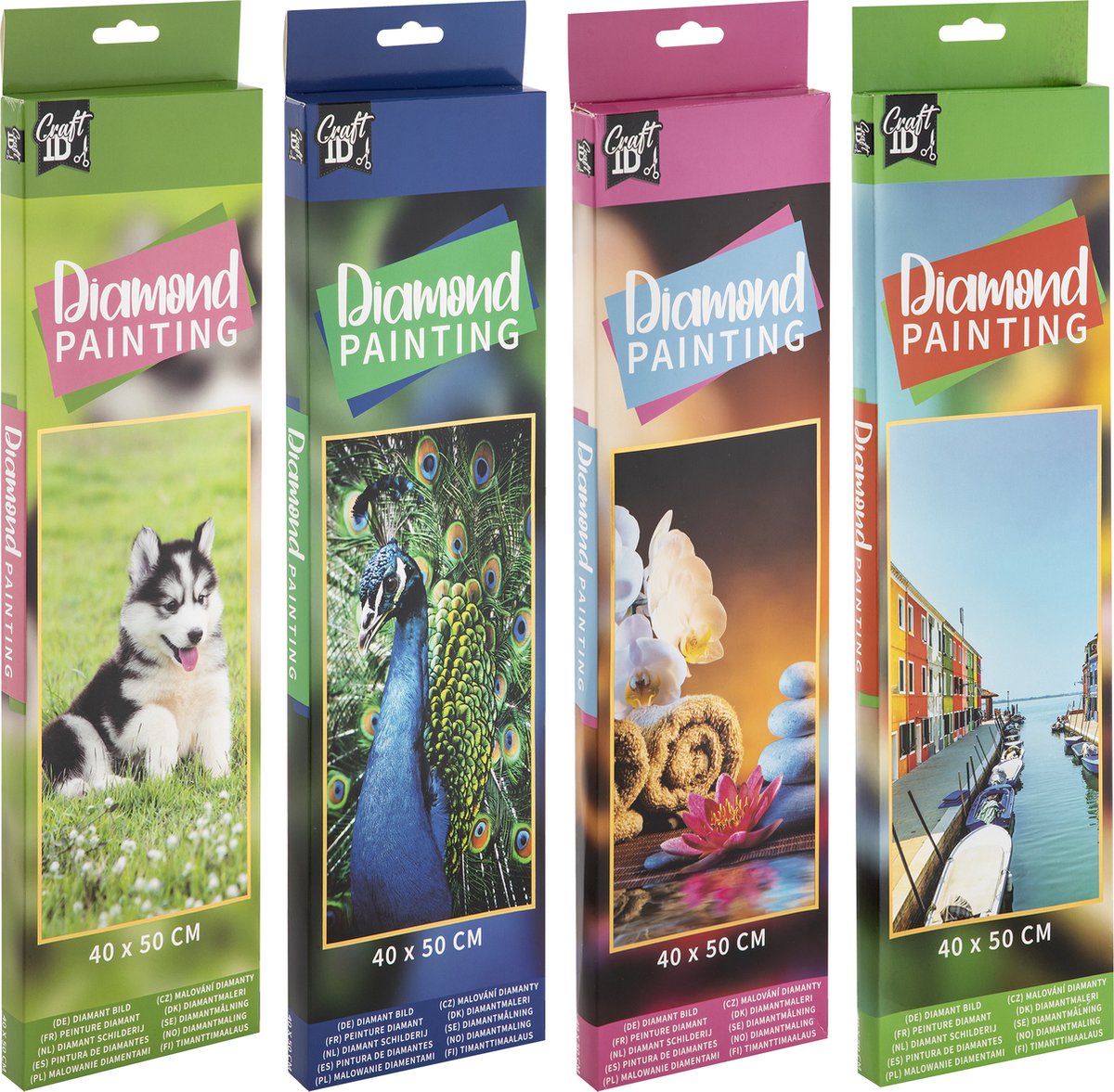 Diamond painting - ZUGEFRORENER SEE IN DEN BERGEN – DE
