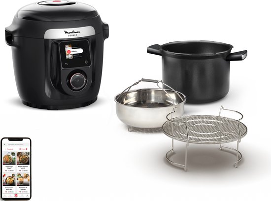 Moulinex Cookeo Multicooker 10-in-1 Zwart 1600W