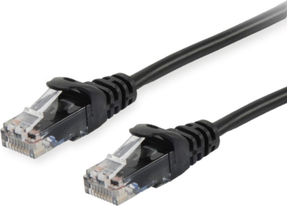 Equip 603152 netwerkkabel Zwart 0,25 m Cat6a U/UTP (UTP)