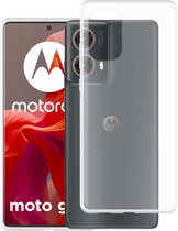Cazy hoesje geschikt voor Motorola Moto G85 Hoesje Siliconen - Flexibele Case - Transparant