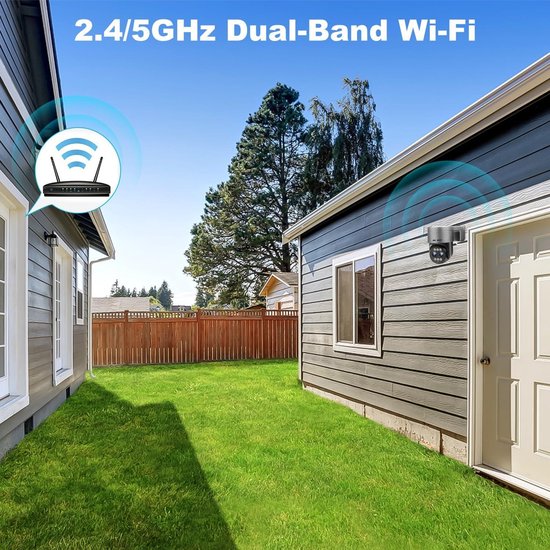 Wifi Camera PTZ Dubbele Camera