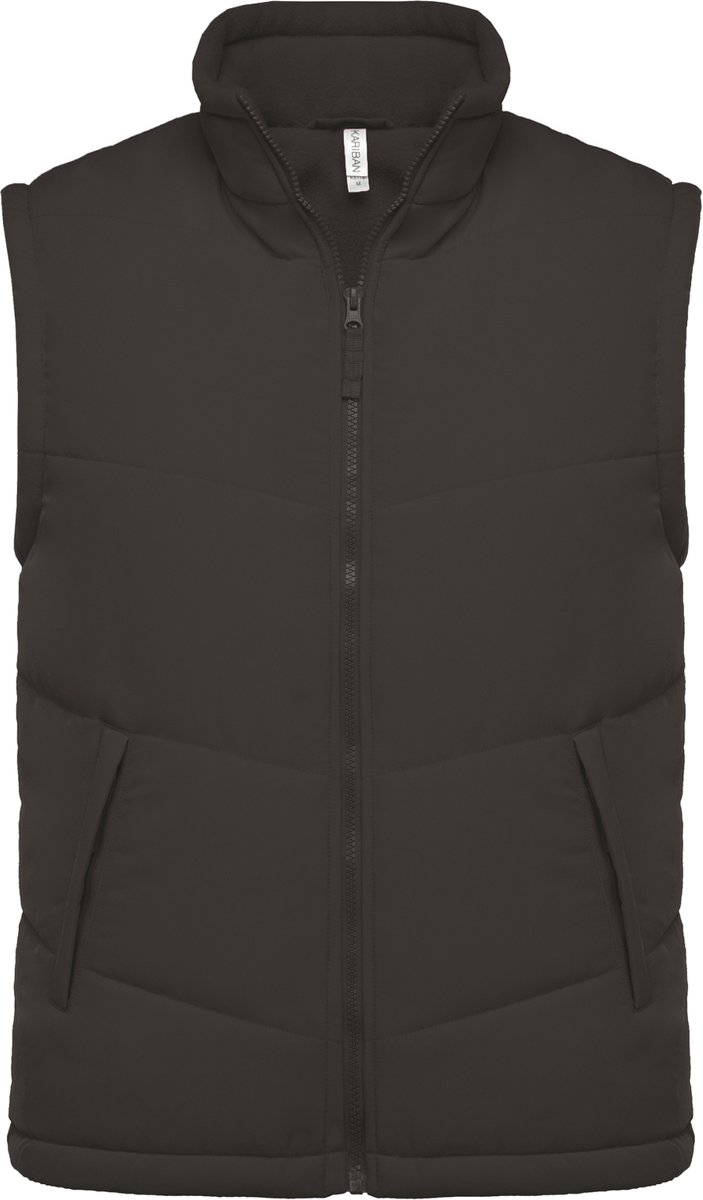 Kariban Met fleece gevoerde bodywarmer K6118 - Dark Grey - M