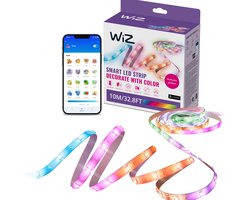 WiZ RGBIC LED strip - 10 meter (2x 5M) - Makkelijke insta...