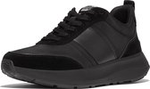 FitFlop F- Baskets Mode Flow - Mix nylon et daim NOIR - Taille 39