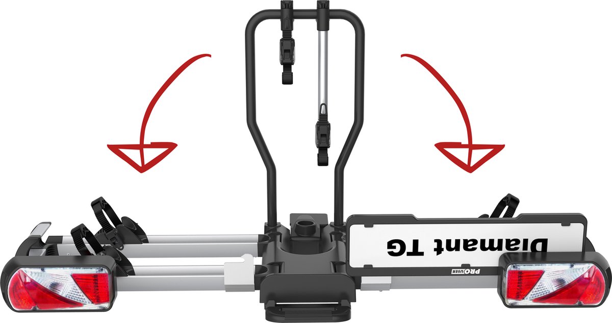 Pro User Diamant FG2 Fietsendrager - 60kg, uitbreidbaar tot 3 fietsen thumbnail 3
