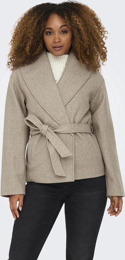 Only Jas Onlaugusta Life Short Coat Otw Noos 15314352 Fungi/melange Dames Maat - XS
