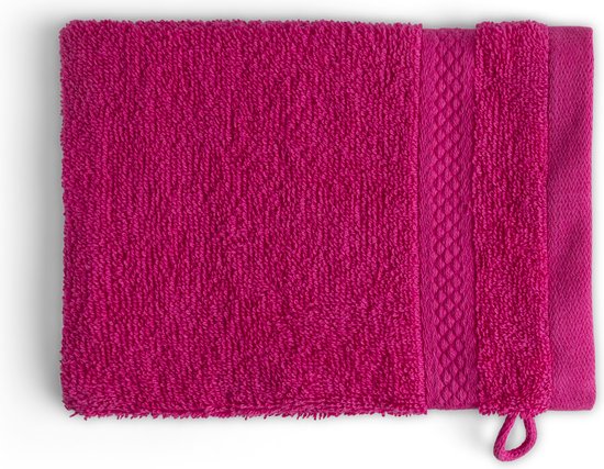 DoubleDry Gant de toilette 16x21 cm - 6 pièces - Hotel qualité 500g/m2 - rose