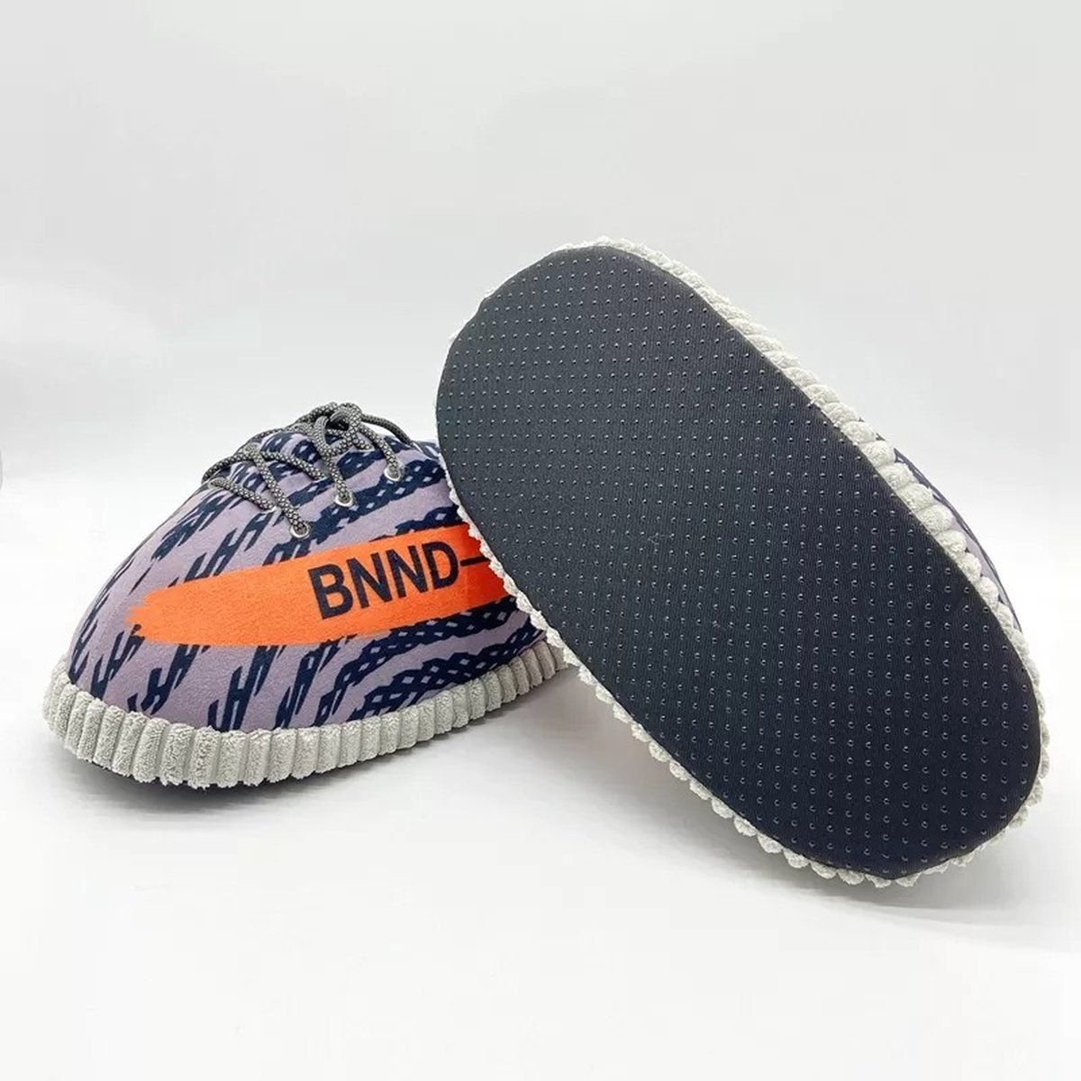 WVspecials Sneaker Sloffen Paars Met Oranje Details - Pantoffels - Yeezy sloffen - Paars Met Oranje Details - Comfortabel - Maat 36/43 Onesize - Unisex - Winter - Black Friday - Sinterklaas