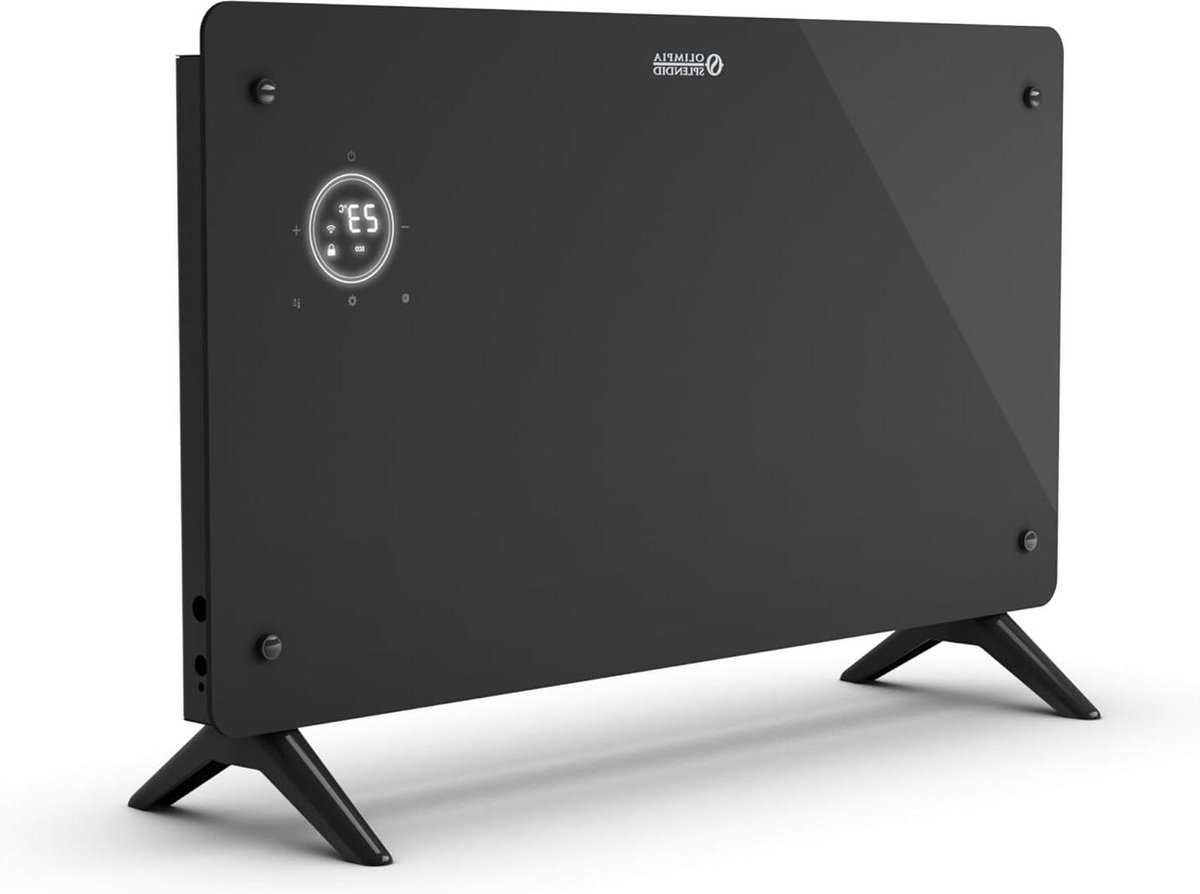 Caleo Glass WiFi convector 2000 W - wand- of vloerverwarming - 60 m³ - krachtige verwarmingsoptie olieradiator