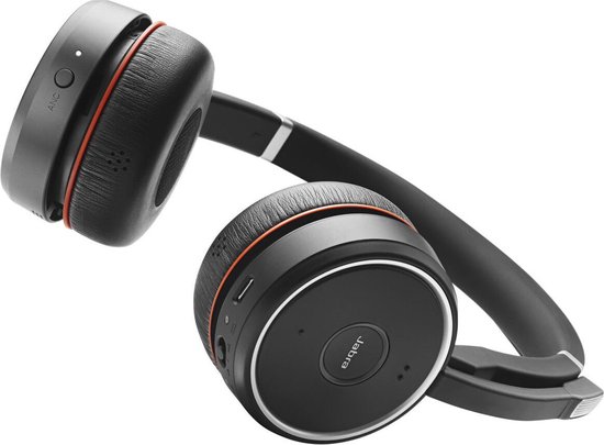 Jabra Evolve 75 Casque Avec fil &sans fil Arceau Appels/Musique Bluetooth Socle de chargement Noir