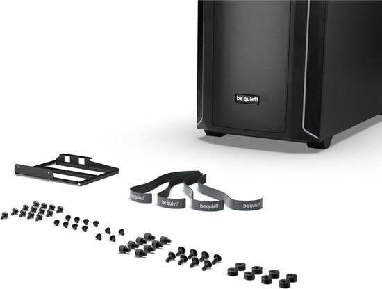 be quiet! Shadow Base 800 DX Noir, Tower Midi , PC, Zwart, ATX, EATX, micro ATX, Mini-ITX, Acrylonitrile Butadiène Styrène (ABS), Acier, Verre trempé, Multi