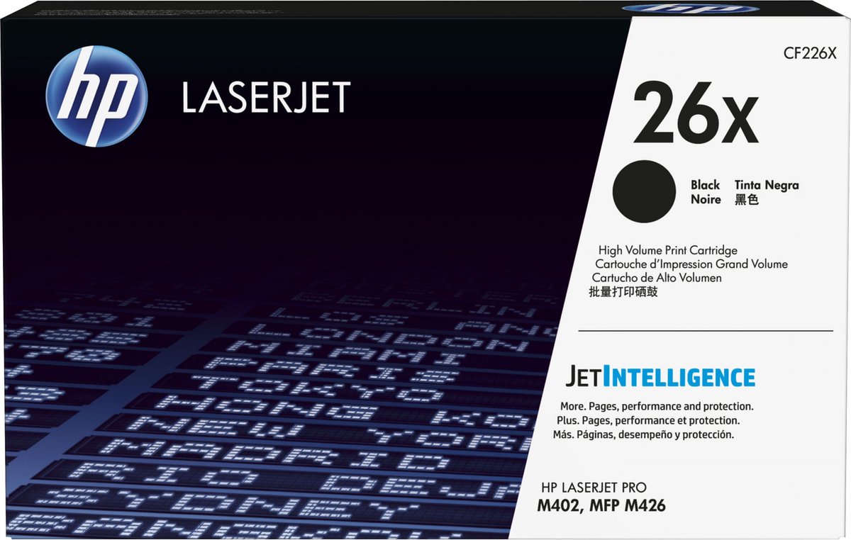 HP 26X - Tonercartridge - Origineel - Hoge Capaciteit - Zwart