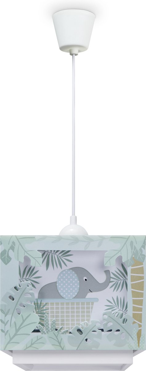 Paco HomeKinderkamer Hanglamp met Lampenkap - Zoo