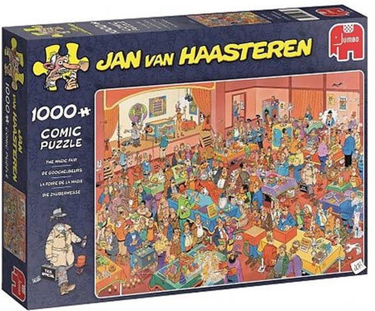 Jan van Haasteren - De Goochelbeurs - 1000 stukjes puzzel — afbeelding 17