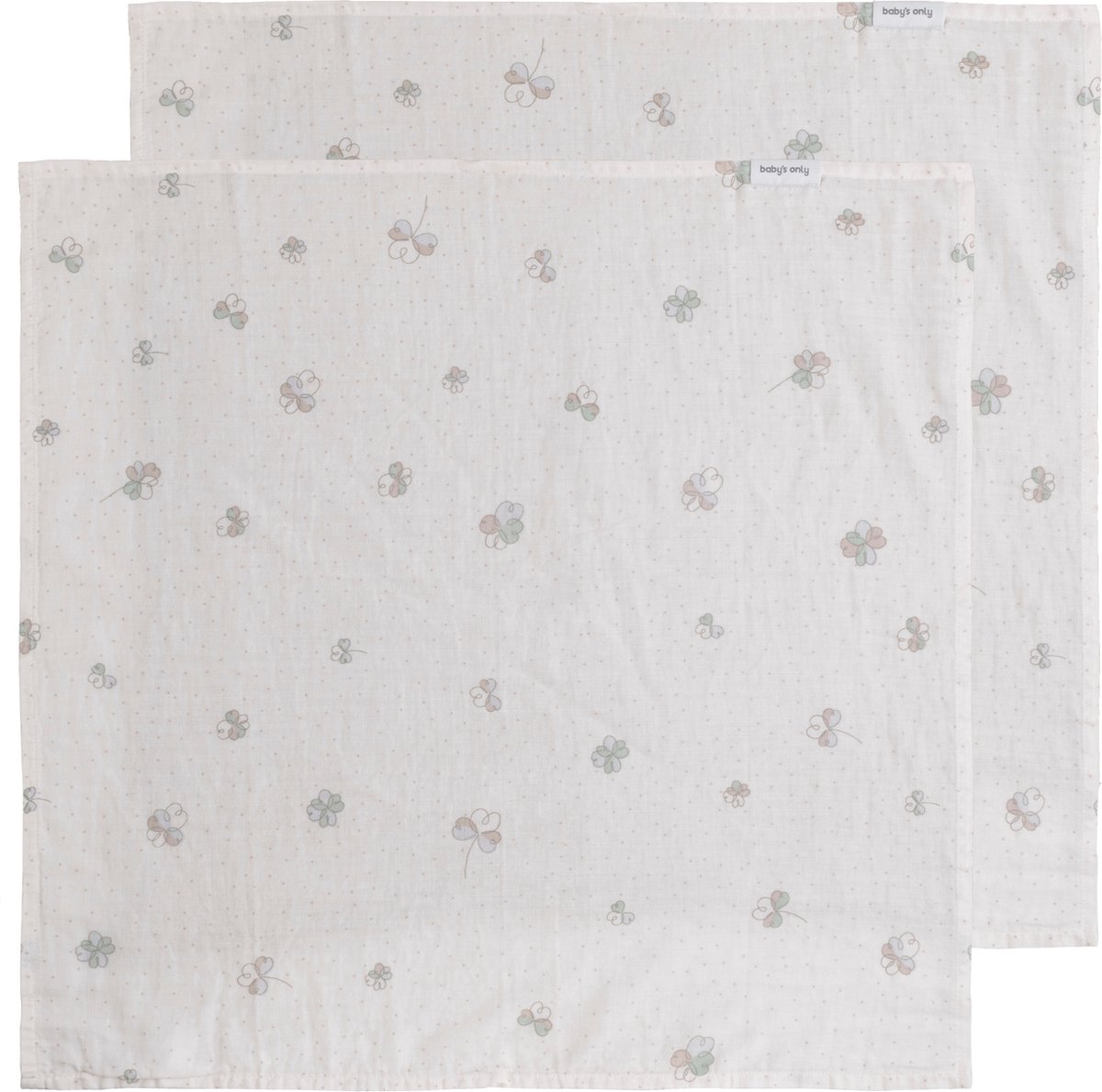 Goedkoopste Baby's Only Hydrofiele doek Tender - 2-pack - Clover - 115x115 cm
