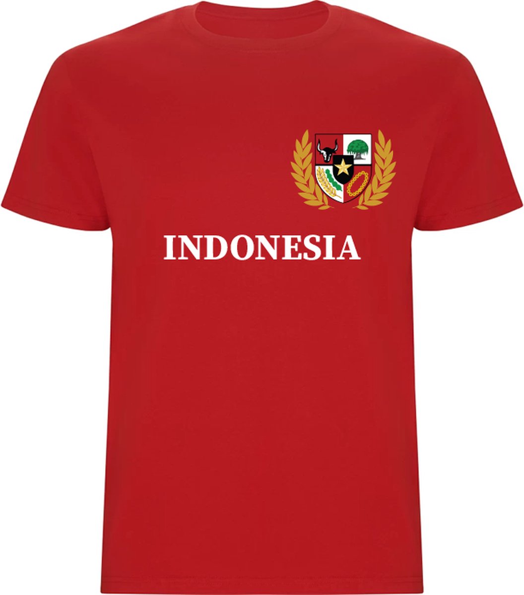 Indonesie Rood T-shirt - indonesie - voetbal - club - europa - wedstrijd