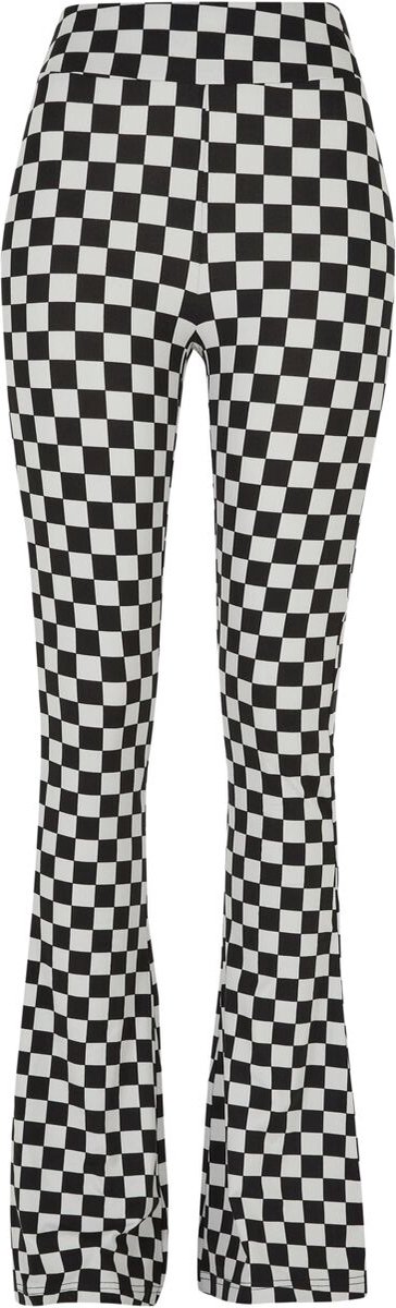 Urban Classics Checked Cut Dames Legging – XL Zwart
