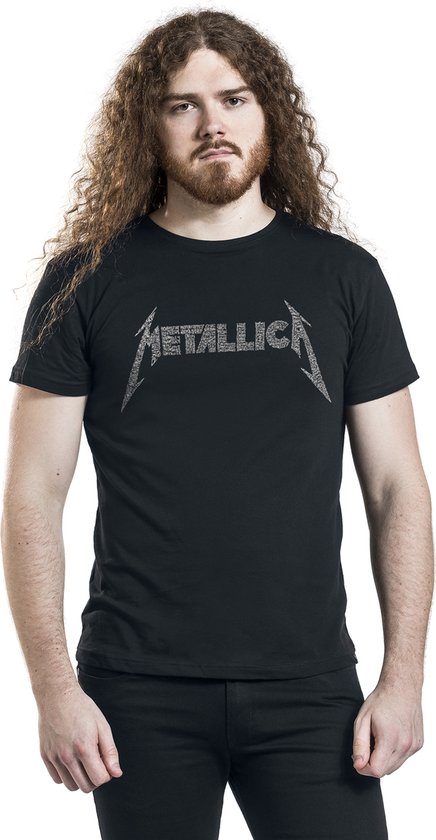 Metallica 40th Anniversary Songs Logo Heren T-shirt - zwart - L