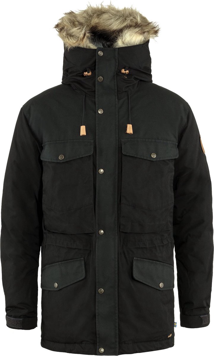 Fjällräven Singi Down Jacket Parka Heren XL Zwart