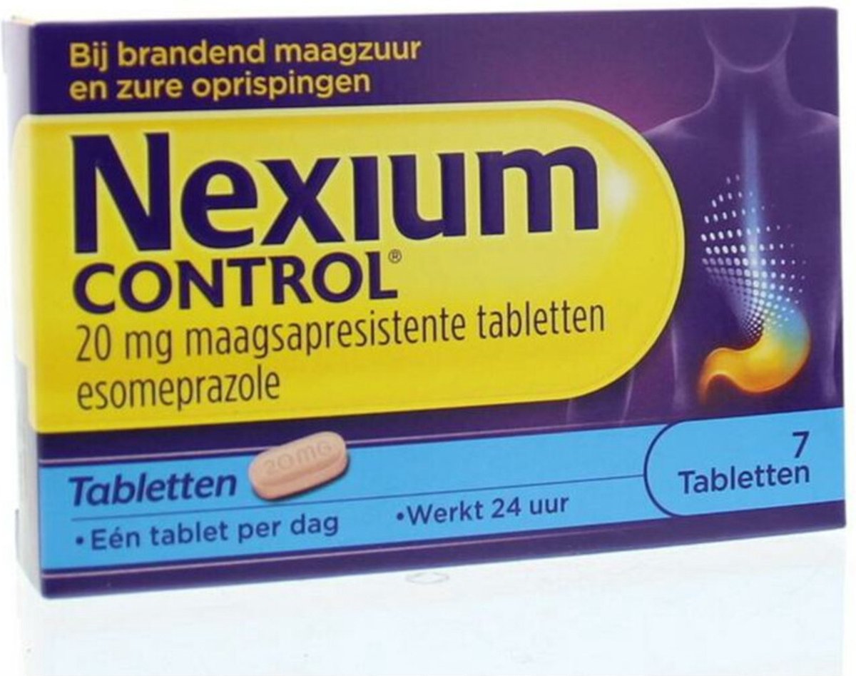 Goedkoopste Nexium Control Tabletten 20 mg 7 tabletten
