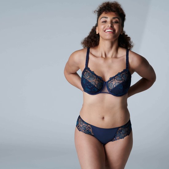 Simone Pérèle – Lumineuse – Soutien-gorge à BH – 13L320 – Bleu Infini – Taille F75/90