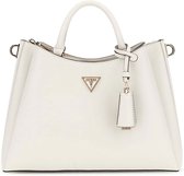 GUESS Sac à main Sac à épaule bandoulière Eco Gloriana Girlfriend Satchel Stone Écru