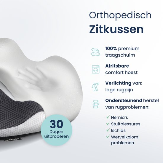 Lordose Rugkussen | Medisch Rugkussen | Auto | Stoel