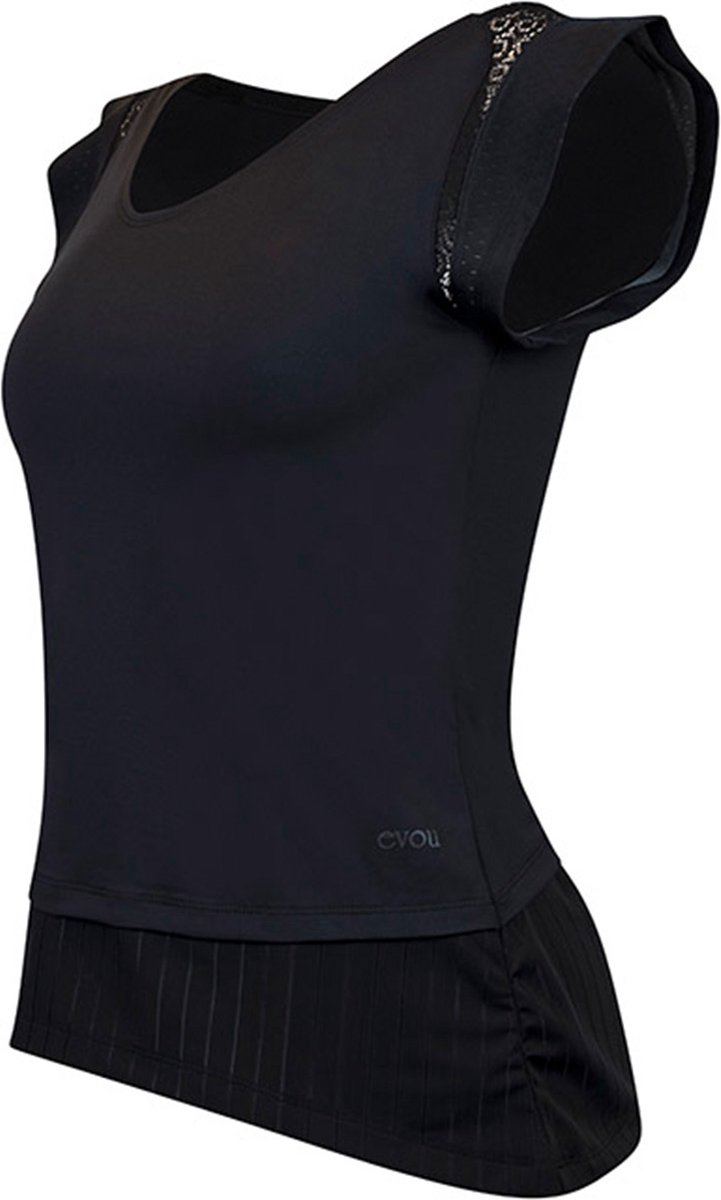 Evou Sportshirt Kari - Black Edition - maat XL