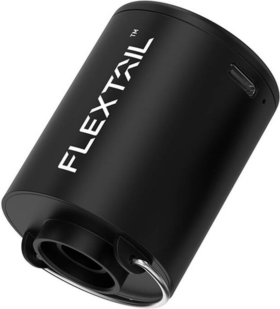 Draagbare 2-in-1 luchtpomp Flextail Tiny Pump (zwart)