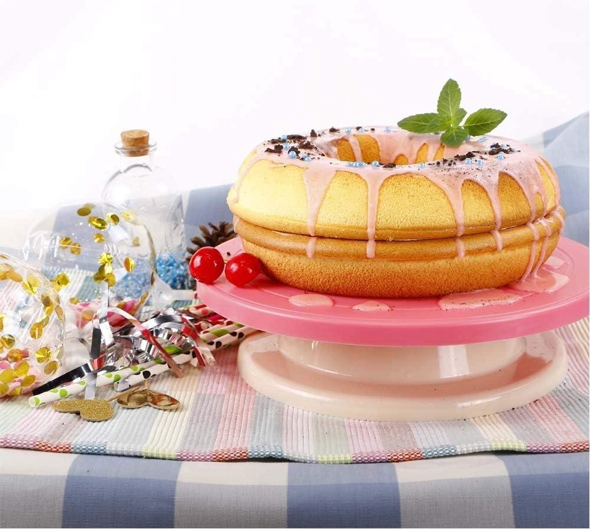 Moule A Kouglof 3 Pièces Mini Gugelhupfform En Silicone Moule A Donuts