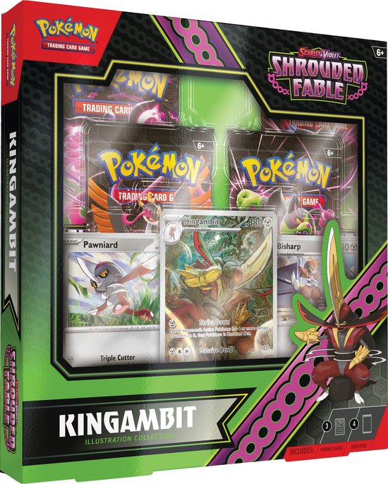 Pokémon - Scarlet & Violet - Shrouded Fable - Illustration Collection Kingambit - Pokémon Kaarten - Trading Cards