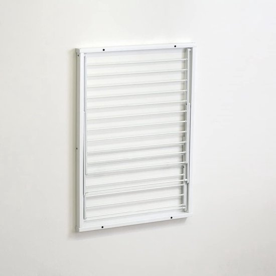 Rörets Droogrek Sussi – vergrendelbare vleugels – veiligheidsvergrendeling – 52 x 176 x 96 cm – 18 m droogoppervlak – design en kwaliteit van Zweden sterkste droogrek (Rosé