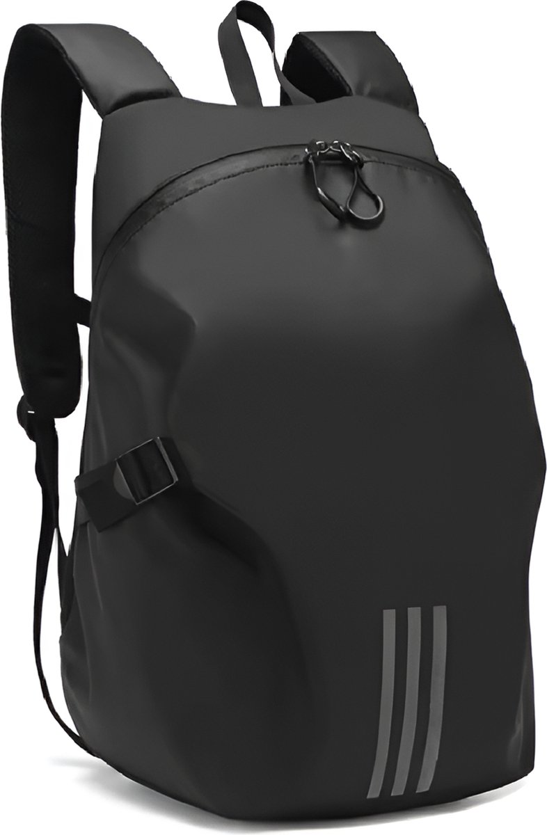 CarryQuest® - Motor Rugzak - Zwarte Motorhelm Rugzak - Motorrugzak - Duurzaam & Waterdicht - 19x30x50 cm - Slechts 0.6 kg - Voor Helm, Laptop & Meer