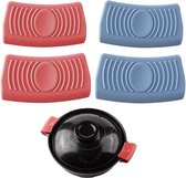 Silikon Verbrühungsschutz Ofenhandschuhe - Topflappen Küche Silikonhandschuhe Tablett Dish Bowl Holder Ofenhandschoen Handclip