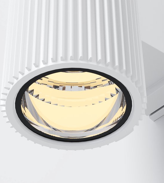 Maytoni Outdoor - Wandlamp Rando - Wit - Ø9,5