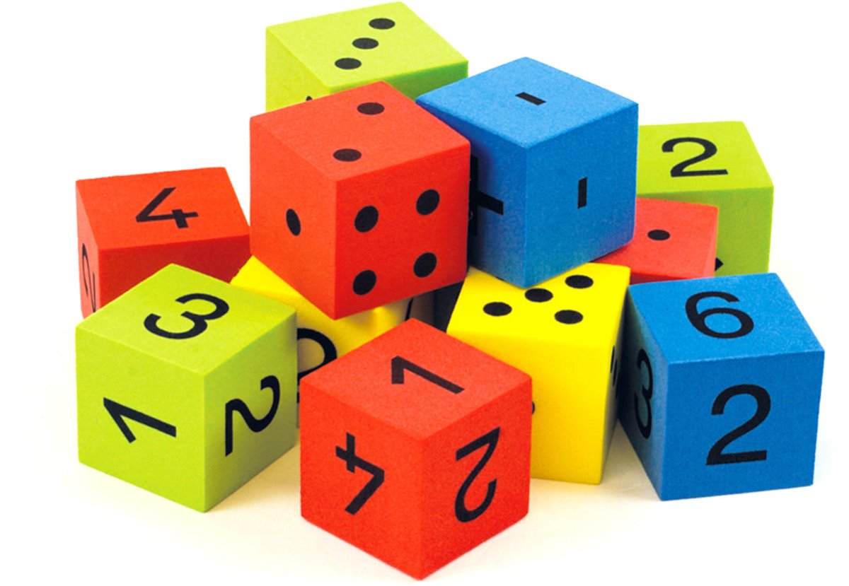 Dobbelstenen Set "Rekenen" 32-delige Set