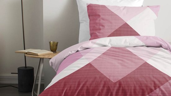 Cinderella Rexa Dekbedovertrek - Eenpersoons - 140x200/220 cm - Paars van Cinderella — afbeelding 2