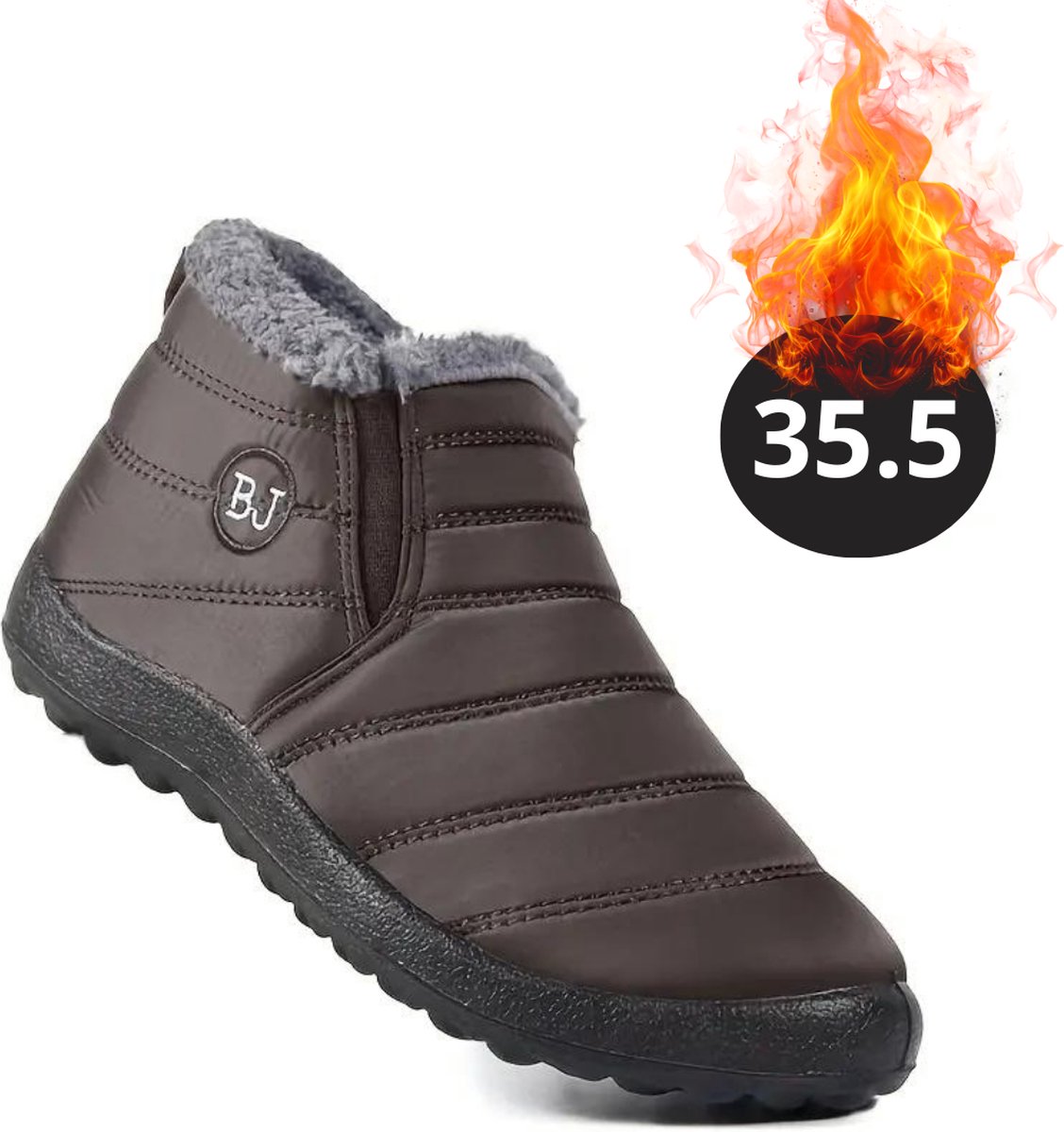 Livano Snowboots Sneeuwschoenen Sneeuwboots Dames Wintersport Ski Skischoenen – 35.5 Laag Creme
