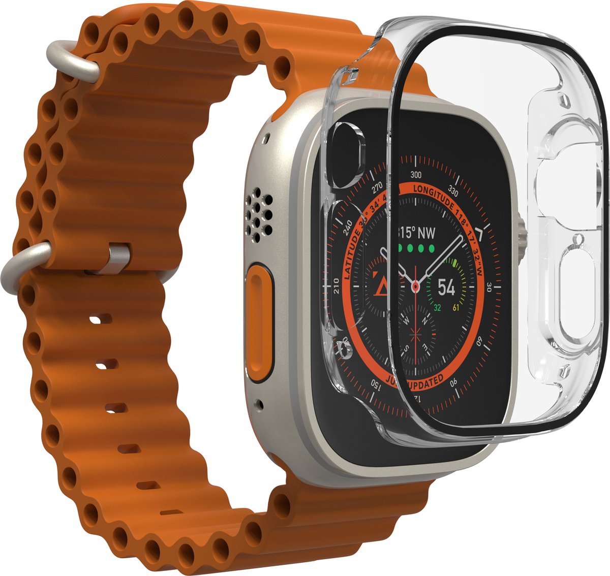 ZAGG InvisibleShield Glass Elite 360 - Beschermpakket scherm zijkant voor Apple Watch Ultra