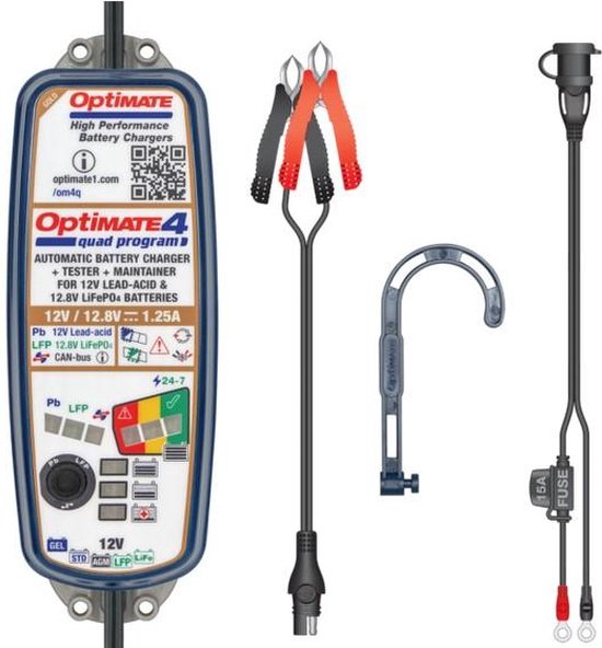 OPTIMATE 4 QUAD MOTOR ACCULADER