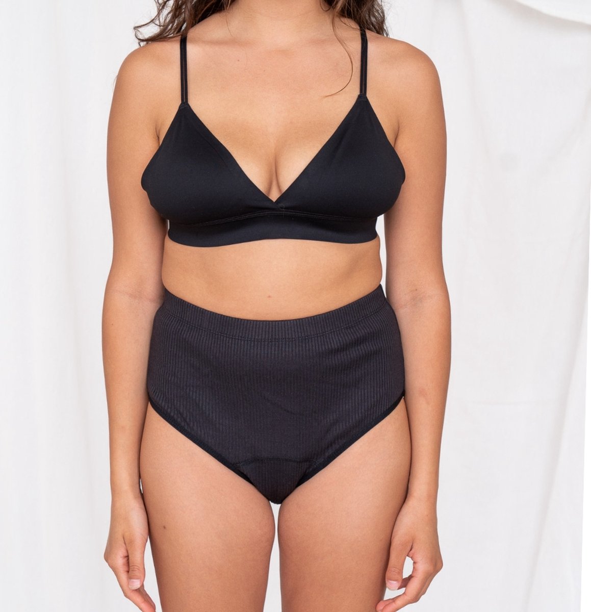 Lotties Period - Super high-waist rib - Maat XXL - Menstruatieondergoed